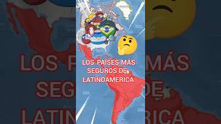 LOS PAÍSES MÁS SEGUROS DE LATINOAMÉRICA countryballs paises historia curiosidades mapa [upl. by Stephana]