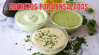 3 ADEREZOS SALUDABLES tienes que prepararlos 😋 [upl. by Ardnuaed]