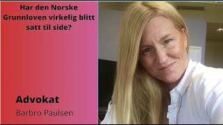 Nordpodden145 Med Barbro Paulsen Har den Norske Grunnloven virkelig blitt satt til side [upl. by Anitel]