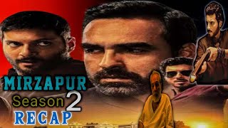 Mirzapur Season 2 Recap  Pankaj Tripathi Divyenndu Ali Fazal Rasika Dugal Shweta Tripathi  T2R [upl. by Tiertza]