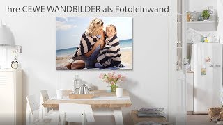 CEWE WANDBILDER als Fotoleinwand [upl. by Dreeda137]