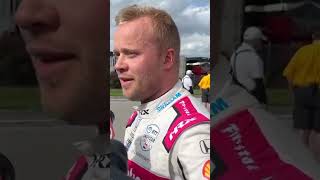 Felix Rosenqvist has checked out of the infield hospital indy500 [upl. by Chilcote]