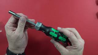 Wera Ratcheting Screwdriver tool Review [upl. by Naletak]