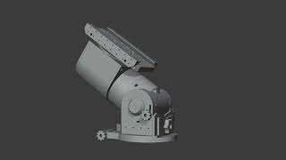 Cycloidal drive equatorial mount animation [upl. by Harve389]