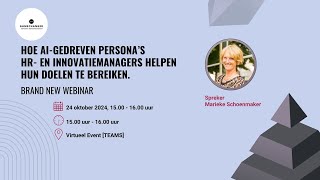 Webinar over het gebruik van AI voor HR en innovatie [upl. by Grinnell]