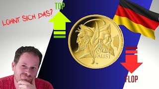 100 Euro Gold Faust  Lohnt sich der kauf der neuen Deutschen Goldmünze [upl. by Nuahsad]