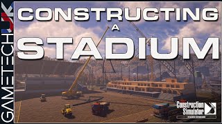 Construction Simulator  Stadium Expansion DLC PREVIEW [upl. by Tray]