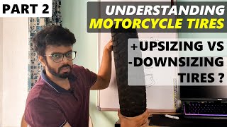 Part 2 UPSIZING DOWNSIZING Motorcycle Tires  MOTOTALK [upl. by Averi686]