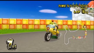 MKWii Bowser Jr  Mirror Shell Cup  Mach Bike マリオカートWii クッパJr  ミラーシェルカップ  マッハ・バイク [upl. by Nrek]