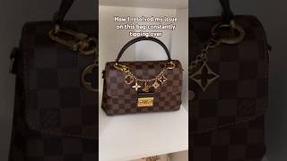 How I keep my LV croisette from tipping over  Handbag problem solvedTheGalsGuideBlog handbags [upl. by Parthen88]