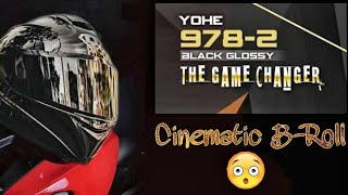 Yohe Game Changer 9782 Helmet Broll 🔥 Cinematic video  Arslan Ak [upl. by Cort]