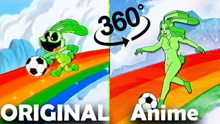 Smiling Critters Original vs Anime Poppy Playtime Chapter 3 Animation 360° [upl. by Kendre]