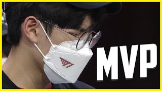 T1 Oner Crying After Winning MVP [upl. by Haidej]