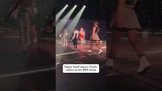 Taylor Swift Wears Travis Colors at Eras Tour [upl. by Mala]