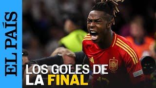 EUROCOPA 2024  Resumen y goles de la victoria de España frente a Inglaterra  EL PAÍS [upl. by Inajar]