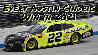 Every Austin Cindric Win in 2021 [upl. by Furmark]