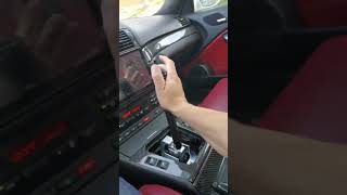 BMW E46 M3 SELF CENTERING SHIFTER SUPER NOTCHY bmw e46 bmwm3 shortshifter pov garagistic [upl. by Erund]