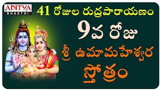 41 Days Rudra Parayanam  Day9  Sri Uma Maheswara Stotram  Lord Maha Shiva Special Pooja [upl. by Oinotnaesoj215]