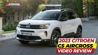 2023 Citroen C5 Aircross Hybrid Test Drive Review Specs and Price [upl. by Eilssel]