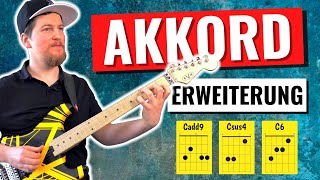 Akkorderweiterungen finden amp lernen auf der Gitarre [upl. by Gabriele642]