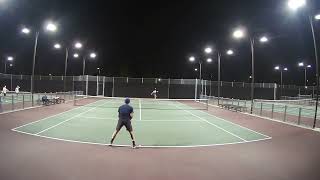 Backhand Angle Winner  USTA 50 Tennis [upl. by Shugart]