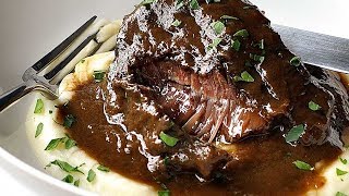 Slow Cooked Beef Cheeks in Red Wine Sauce [upl. by Adnilg]