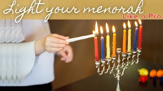 HOW WE LIGHT THE HANUKKAH MENORAH  ORTHODOX JEWISH LIFE  COMPLETE STEP BY STEP GUIDE  FRUM IT UP [upl. by Flavio340]