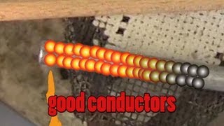 CONDUCTION OF HEAT WITH THE SCIENCE GEEKS [upl. by Arihsan929]