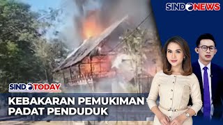 Permukiman Padat Penduduk Kebakaran di Makassar  Sindo Today 1309 [upl. by Rosetta]