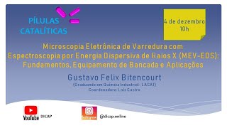 Microscopia Eletrônica de Varredura com Espectroscopia por Energia Dispersiva de Raios X MEVEDS [upl. by Bailar]