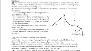 Énergie potentielle amp énergie mécanique Exercice 1 [upl. by Adiaz663]