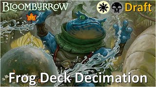 The Opponents Frog Deck is INSANE  Bloomburrow Premier Draft MTG Arena [upl. by Yeleek]