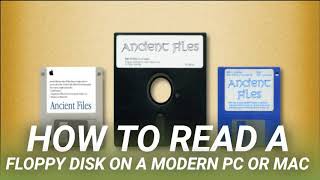 How to Read a Floppy Disk on a Modern PC or Mac [upl. by Annaxor]