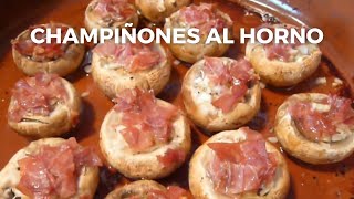 Champiñones al horno  Receta fácil y económica  Muy ricos [upl. by Folberth]