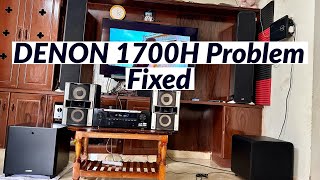 Denon AVRX1700H 72ch Dolbyatmos AV Receiver Service Issue and Problem Fixed [upl. by Eenat290]