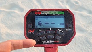 Beach METAL DETECTING  Treasure Hunt with the VANQUISH [upl. by O'Neill]