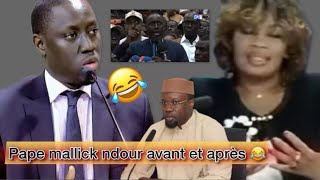 😂 Pape mallick ndour avant et après ousmane sonko limou beugue dou yone mouné kéne dou voyager [upl. by Castra974]