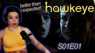 Hawkeye S01E01 quotNever Meet Your Heroesquot REACTION amp REVIEW  I love Kate yall [upl. by Kermie]