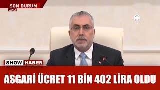 Asgari ücret belli oldu 11 bin 402 Lira [upl. by Haakon]