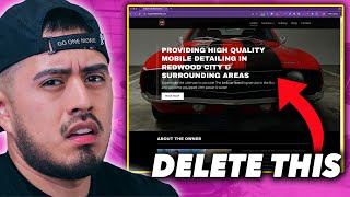 Roasting a Pro Detailers Website To Get More Customers [upl. by Richie515]