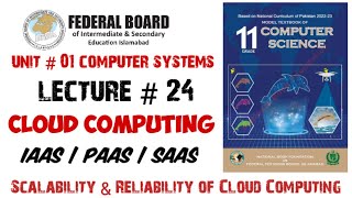 Lecture 24 Cloud Computing Service Models Scalability ampReliability of Cloud Computing full topic [upl. by Darlene]