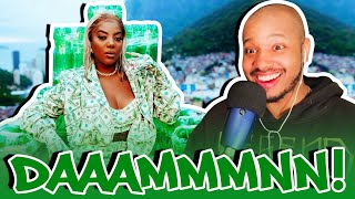 🇧🇷 Ludmilla  Rainha da Favela Official Music Video REACTION [upl. by Bodrogi]