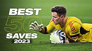 Best 50 Goalkeeper Saves 2023  HD [upl. by Jill]