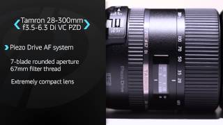 Tamron 28300mm F3563 Di VC PZD Product Overview [upl. by Iek]