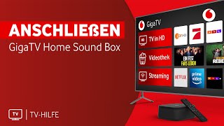 Vodafone GigaTV Home Sound Box Anschließen [upl. by Gebhardt]