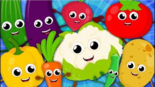 nursery rhymes  learning poem for kidssongs  Vegetables name in english infobells vegetables song [upl. by Monk]