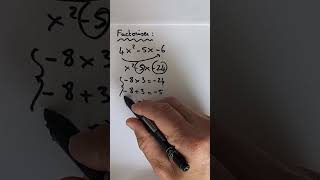 Maths Factoring No Delta Trick  😱😱😱shorts short shortvideo maths mathematics education [upl. by Aiken]