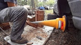 Homemade Wood Splitters and Log Splitters [upl. by Simone]