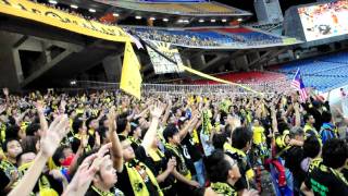 OH Ole ole ole ole ole MALAYSIA by Ultras Malaya Qualifying Olimpic vs Syria [upl. by Donahue]