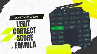 How To Predict 2112 Correct Score Perfectly  Typical Correct Score winning Formula [upl. by Livingstone223]